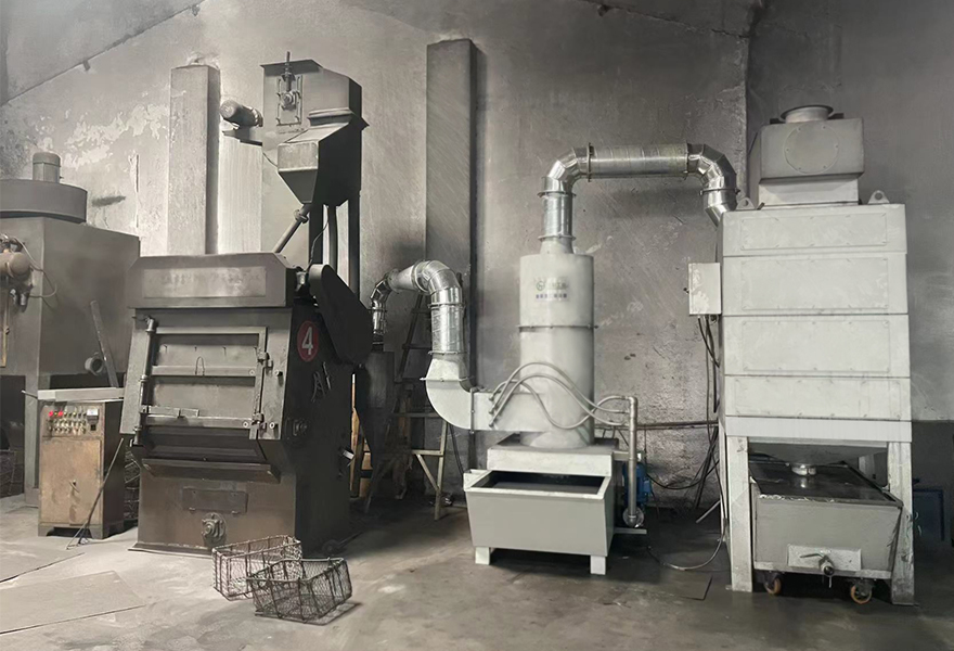 鐵製品拋丸機除塵